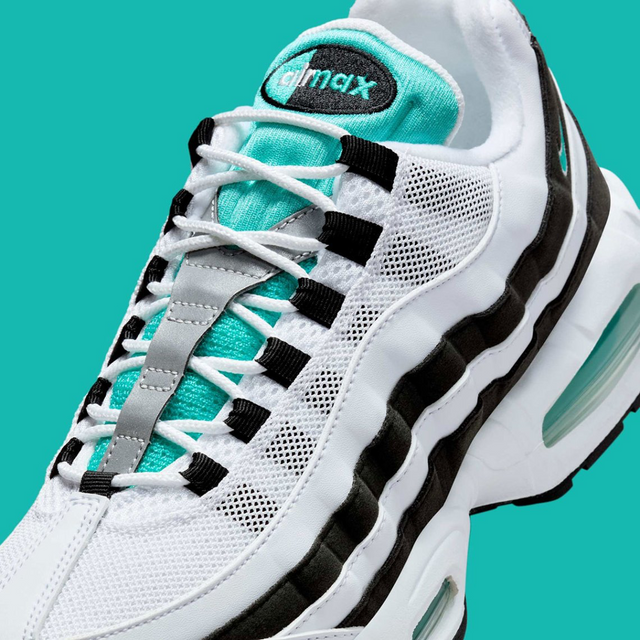 Nike Air Max 95 OG - White/Hyper Jade/Black/Metallic Silver-Preorder Item-Navy Selected Shop