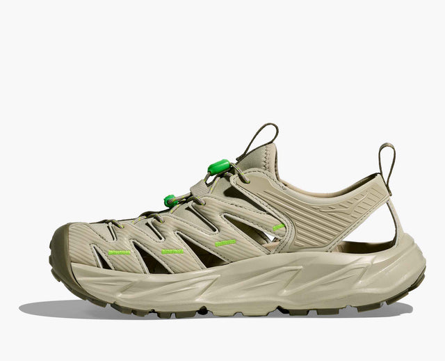 Hoka Hopara - Oyster Mushroom/Neon Lime-Preorder Item-Navy Selected Shop