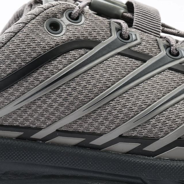 Hoka Mafate Three 2 - Gravel/Carbon Black-Preorder Item-Navy Selected Shop
