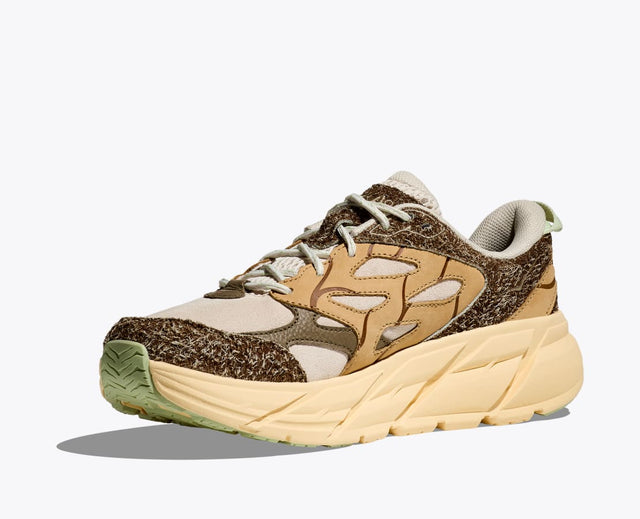 Hoka Clifton L Suede TP - Oat Milk/Pollen-Preorder Item-Navy Selected Shop