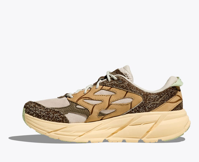 Hoka Clifton L Suede TP - Oat Milk/Pollen-Preorder Item-Navy Selected Shop