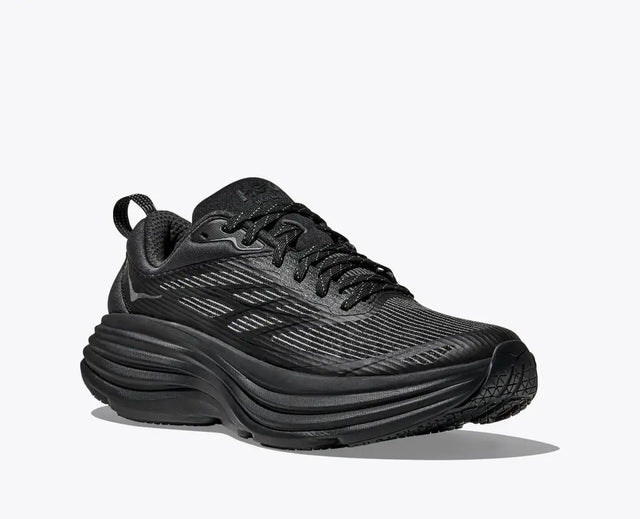 Hoka Bondi 8 TS Caged - Black/Black-Preorder Item-Navy Selected Shop