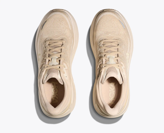 Hoka Bondi 9 - Oatmeal/Oat Milk-Preorder Item-Navy Selected Shop
