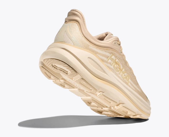 Hoka Bondi 9 - Oatmeal/Oat Milk-Preorder Item-Navy Selected Shop