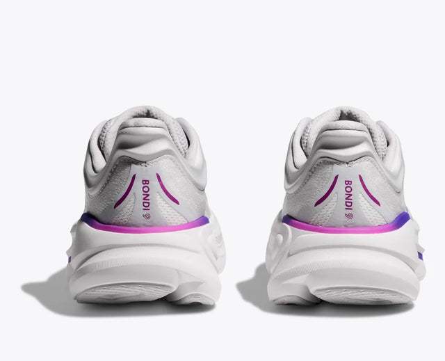 Hoka WMNS Bondi 9 - Cosmic Grey/White-Preorder Item-Navy Selected Shop