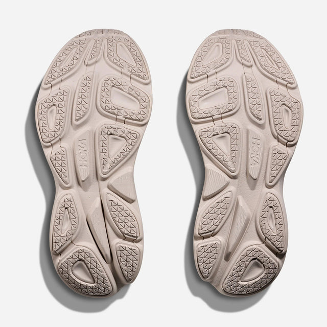 Hoka WMNS Bondi Mary Jane - Beech Wood/Stucco-Preorder Item-Navy Selected Shop