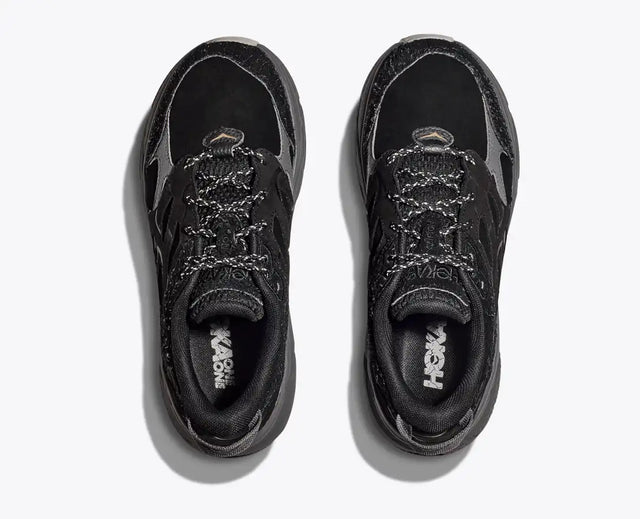 Hoka Clifton L Suede TP - Black/Satellite Grey-Preorder Item-Navy Selected Shop