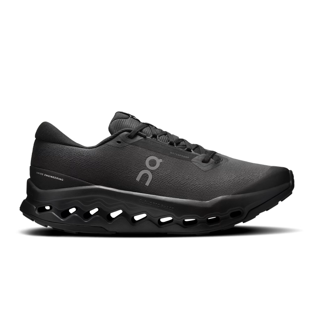 On Cloudsurfer Trail 2 Waterproof - Black/Black