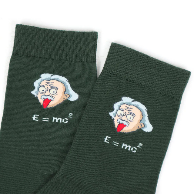 相對論 Relativity - Made in Taiwan-socks-Navy Selected Shop