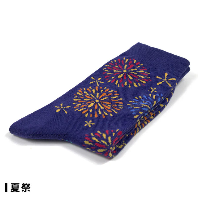 夏日祭典 Summer Festival - Made in Taiwan-socks-Navy Selected Shop