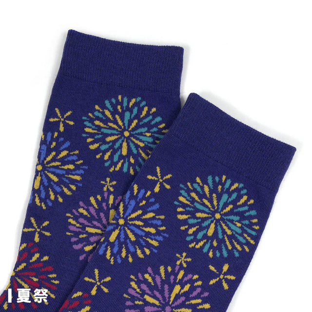 夏日祭典 Summer Festival - Made in Taiwan-socks-Navy Selected Shop
