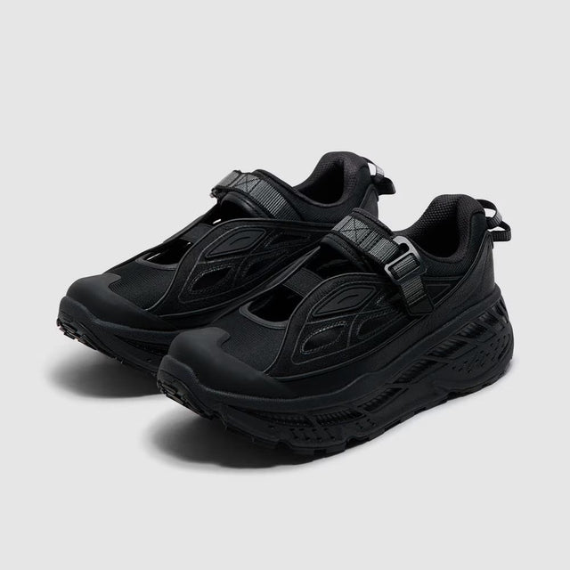 Hoka Stinson Breeze - Black/Carbon Black-Preorder Item-Navy Selected Shop