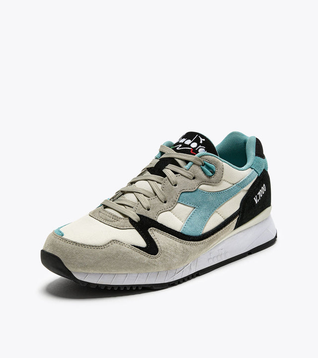 Diadora V7000 Winter - Silver Green/Snorkel Blue-Preorder Item-Navy Selected Shop