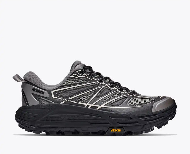 Hoka Stealth/Tech Mafate Speed 2 - Galactic Grey/Black