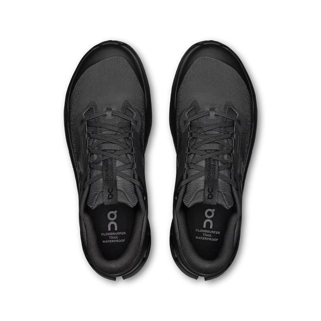 On Cloudsurfer Trail 2 Waterproof - Black/Black