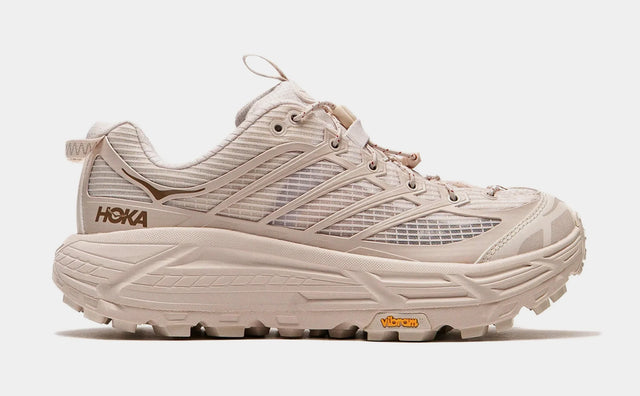 Hoka Mafate Three 2 Grid - Rose Cream/Stucco-Preorder Item-Navy Selected Shop