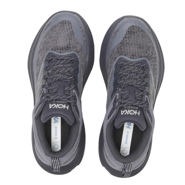Hoka Bondi 8 TS Caged - Charcoal Grey/Grey Skies-Preorder Item-Navy Selected Shop