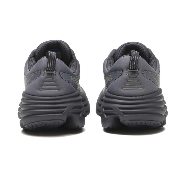 Hoka Bondi 8 TS Caged - Charcoal Grey/Grey Skies-Preorder Item-Navy Selected Shop