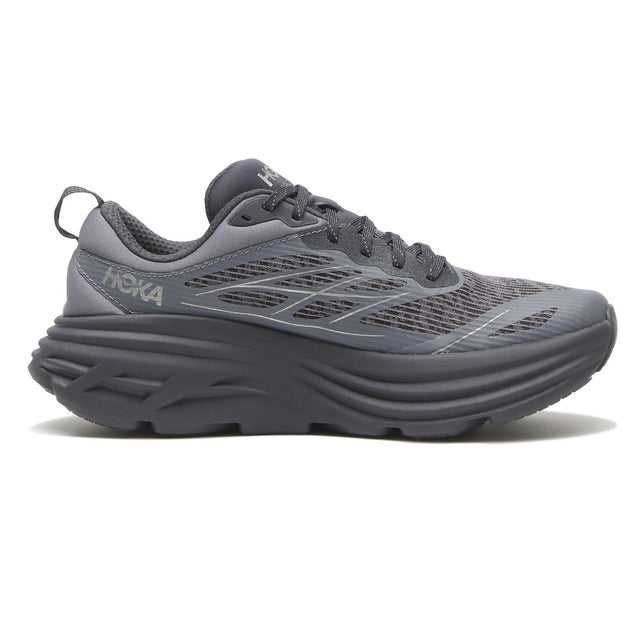 Hoka Bondi 8 TS Caged - Charcoal Grey/Grey Skies-Preorder Item-Navy Selected Shop