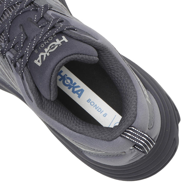 Hoka Bondi 8 TS Caged - Charcoal Grey/Grey Skies-Preorder Item-Navy Selected Shop