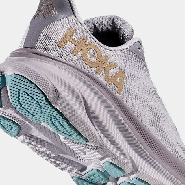 Hoka WMNS Clifton 9 Goretex - Fog Grey/Ash Grey