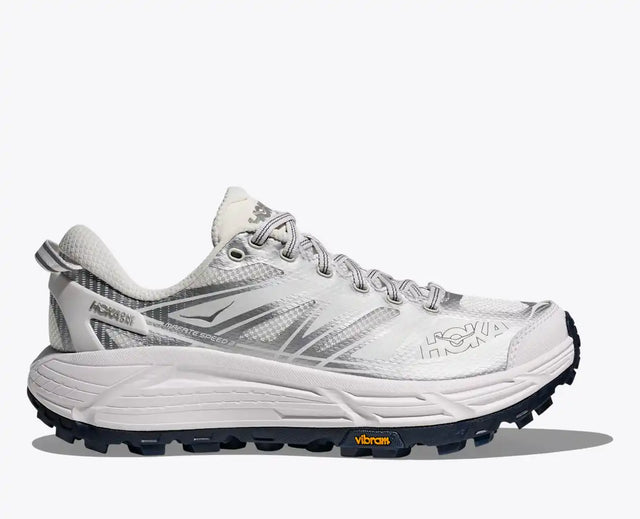 Hoka Mafate Speed 2 - White/Silver-Preorder Item-Navy Selected Shop