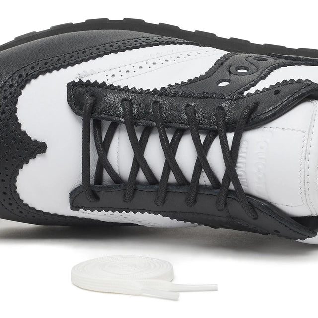 Engineered Garments x Saucony Shadow Original Wingtip - Black/White-Preorder Item-Navy Selected Shop