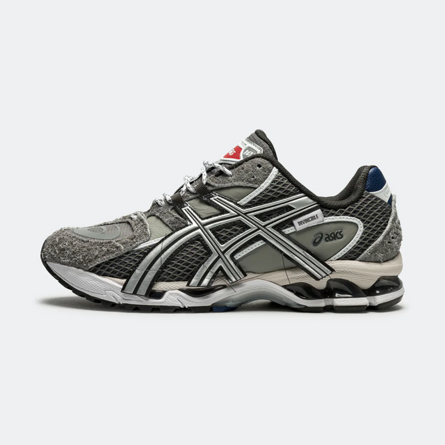 Invincible x Asics Gel Nimbus 10.1 - Grey/Red-Preorder Item-Navy Selected Shop