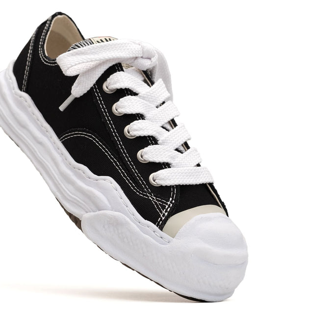Maison MIHARA YASUHIRO "HANK" OG Sole Canvas Low-top - Black-Preorder Item-Navy Selected Shop