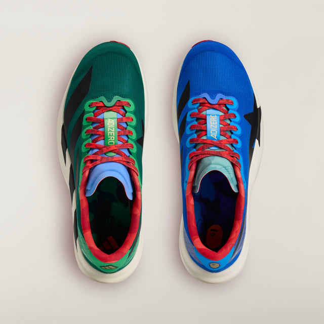 BAPE x adidas Adizero EVO SL - Power Blue/Collegiate Green/Off White