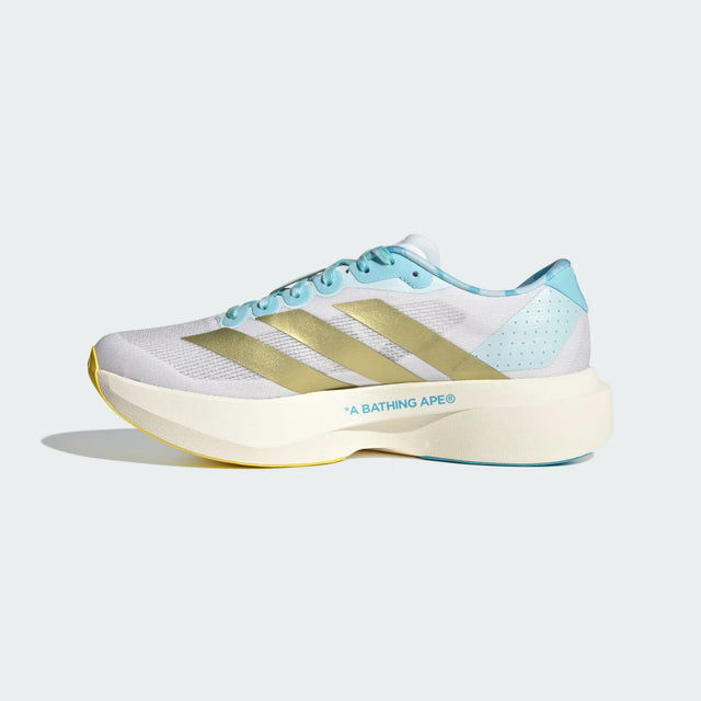 BAPE x adidas Adizero EVO SL - Cloud White/Gold Metallic/Off White-Preorder Item-Navy Selected Shop