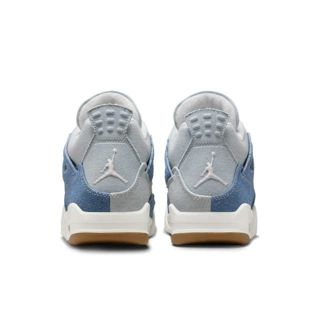 Nike WMNS Air Jordan 4 Retro - Sail/Gum LT Brown/Worn Blue/Metallic Gold-Preorder Item-Navy Selected Shop