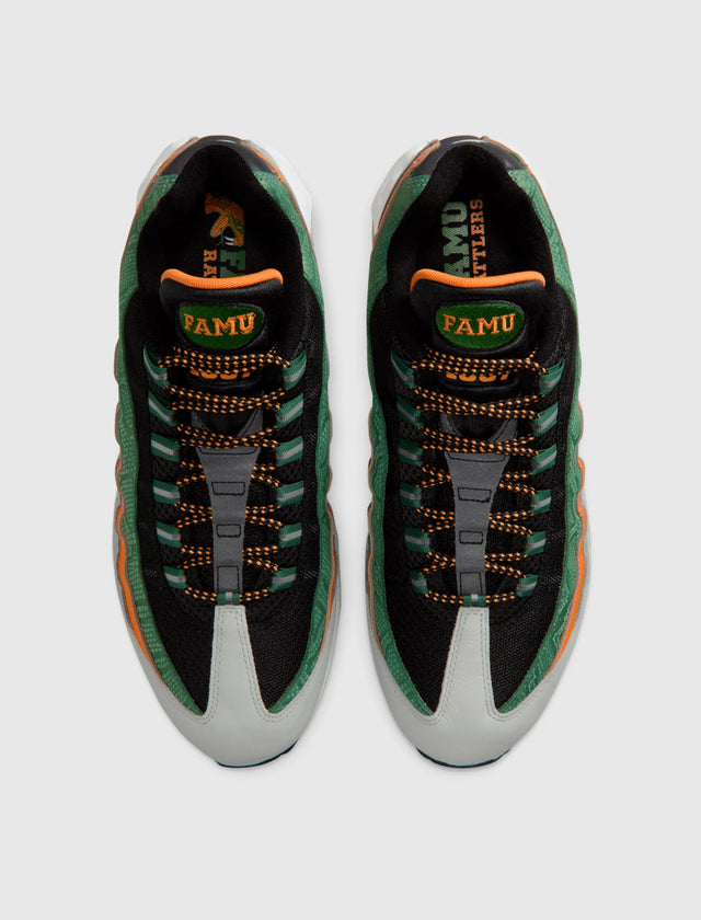 Nike Air Max 95 "Yardrunners Pack - FAMU" - Black/Orange Horizon/Fortress Green/White-Preorder Item-Navy Selected Shop