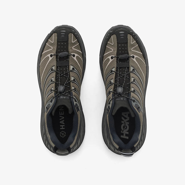 Haven x Hoka Stinson EVO Goretex - Jet Black/Tarmac-Preorder Item-Navy Selected Shop
