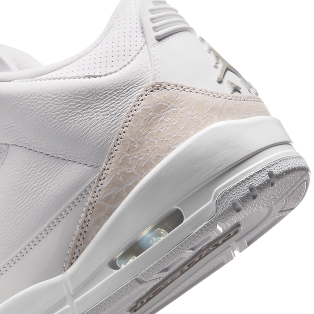 Nike Air Jordan 3 Retro "Pure Money" - White/Metallic Silver-Preorder Item-Navy Selected Shop