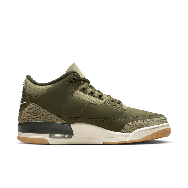 Nike Air Jordan 3 Retro - Medium Olive/Sequoia/Neutral Olive/Sail/Total Crimson-Preorder Item-Navy Selected Shop