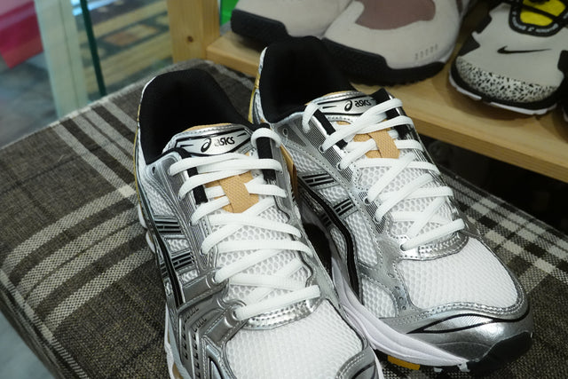 Asics Gel Kayano 14 - White/Pure Gold-Preorder Item-Navy Selected Shop