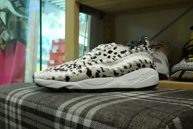 Nike WMNS Air Footscape Woven "White Cow Print" - Sail/Black-Sneakers-Navy Selected Shop