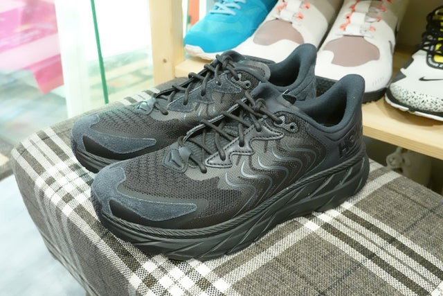 Hoka Clifton LS - Black/Asphalt-Preorder Item-Navy Selected Shop