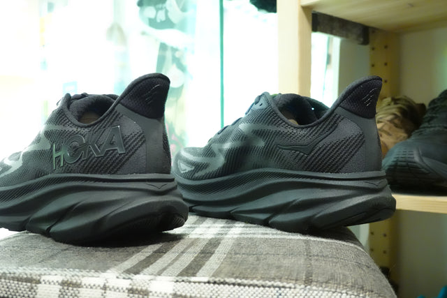 Hoka WMNS Clifton 9 - Black/Black-Preorder Item-Navy Selected Shop