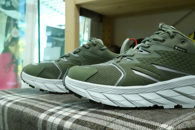 Wtaps x Hoka One One Anacapa Low GoreTex - Four Leaf Clover/Glacier Grey-Preorder Item-Navy Selected Shop