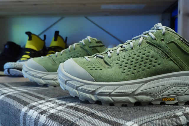 Hoka Tor Ultra Lo TP Goretex - Forest Floor/Farro-Preorder Item-Navy Selected Shop