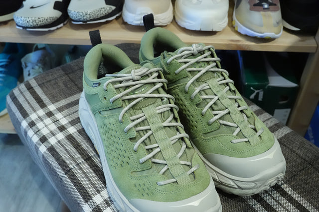 Hoka Tor Ultra Lo TP Goretex - Forest Floor/Farro-Preorder Item-Navy Selected Shop