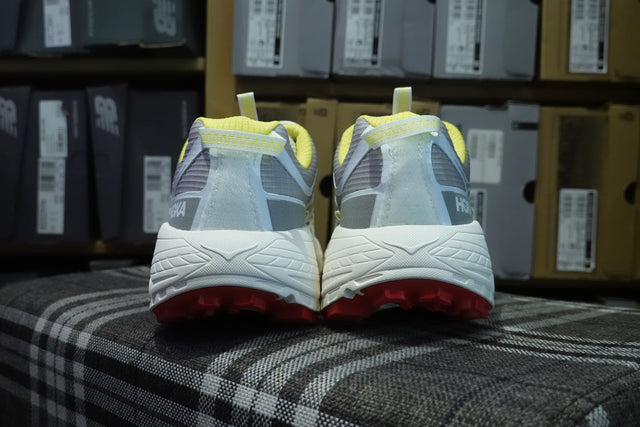 Nicole McLaughlin x Hoka One One Mafate Three 2 - White/Neon Yellow-Preorder Item-Navy Selected Shop