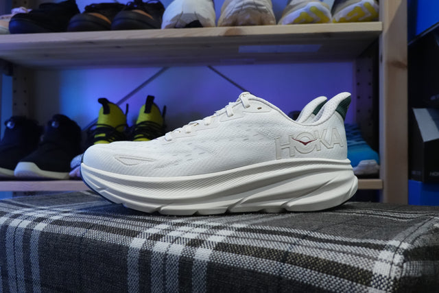 Hoka Clifton 9 - Oat Milk/Alabaster-Preorder Item-Navy Selected Shop