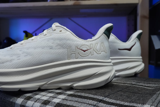 Hoka Clifton 9 - Oat Milk/Alabaster-Preorder Item-Navy Selected Shop