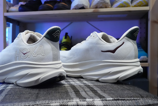 Hoka Clifton 9 - Oat Milk/Alabaster-Preorder Item-Navy Selected Shop