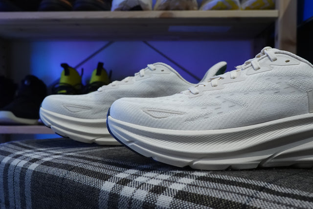 Hoka Clifton 9 - Oat Milk/Alabaster-Preorder Item-Navy Selected Shop