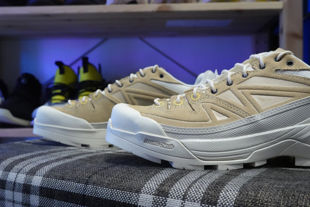Salomon Lab X-ALP Leather - Vanilla Ice/Almond Buff/Banana Cream-Preorder Item-Navy Selected Shop