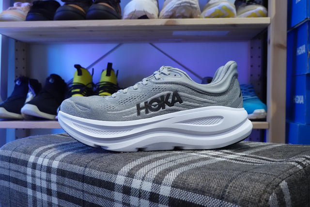 Hoka Bondi 9 - Galactic Grey/Stellar Grey-Preorder Item-Navy Selected Shop
